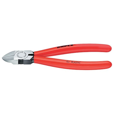 7 1/4 in 72 Diagonal Cutting Plier Flush Cut Oval Nose Uninsulated