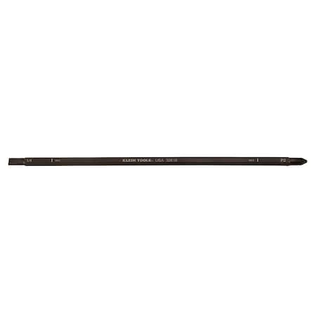 Screwdriver,#2 Phillips,1/4" Slotted Slotted #2; 1/4"