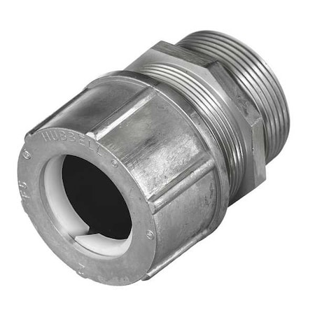 Cord Connector,2-1/2 in.,Straight,White