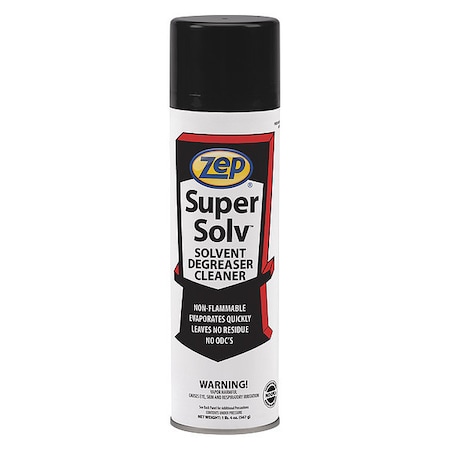 Solvent Cleaner/Degreaser, 20 Oz Aerosol Can, Liquid, Clear, 12 PK
