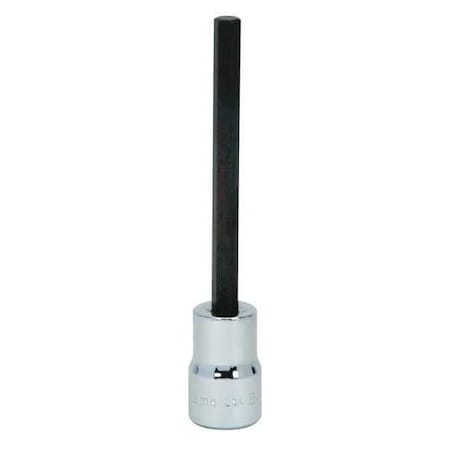 3/8" Dr, 1/4" Size, SAE Hex Bit Socket, 6 Pts