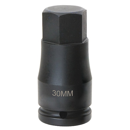 3/4" Drive Impact Socket Black Industrial, Impact Hex Bit 3/4" D,10mm