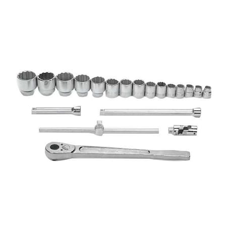 3/4" Drive, 24mm Metric Socket, 12 Points