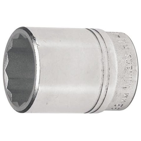 3/4" Drive, 23mm Metric Socket, 12 Points