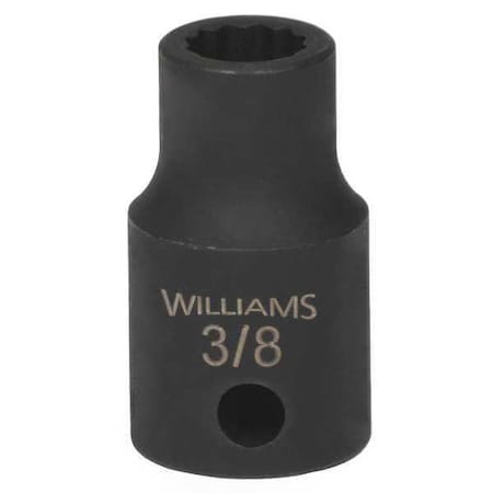 1/2" Drive Impact Socket Black Industrial, Standard 1/2" D,1/2",12Pt