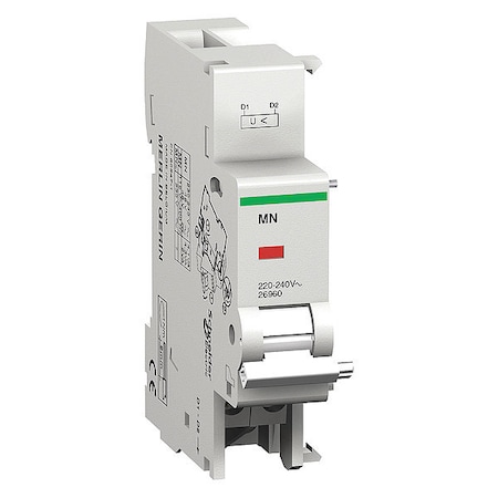 Undervoltage Release, Multi 9 Circuit Breakers, 120V AC/24V DC, 0 Poles
