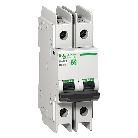 IEC Miniature Circuit Breaker, MULTI9 Series, 5A, 2 Pole, 240/415/440V AC, 14kA at 240V AC, D Curve