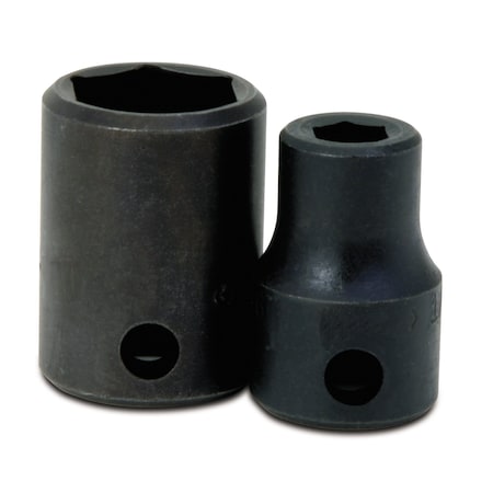 1/2" Drive Impact Socket Black Industrial, Standard 1/2" D,6Pt,11mm