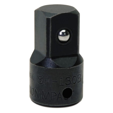 1/2" Drive Adaptor, SAE, 1 pcs, Industrial Black