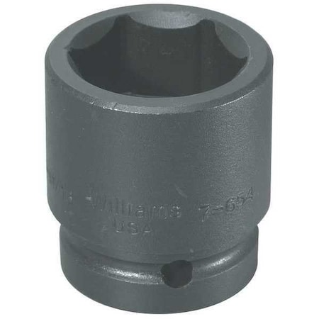 1" Drive Impact Socket Black Industrial, 1" D,6-Point,1-1/16