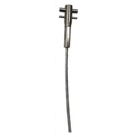 Swaged Cable, 30 ft, 620 lb Weight Capacity, Silver