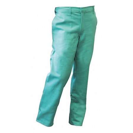 Pants,Waist 34",Inseam 32",Green,Zipper