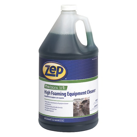 High Foaming Equipment Cleaner And Degreaser, 1 Gal Bottle, Liquid, Green, 4 PK
