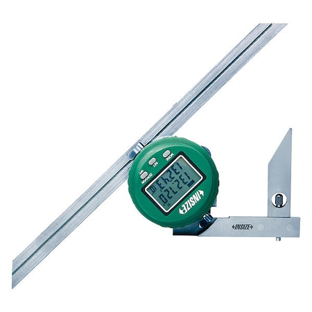 Electronic Digital Protractor,3-1/8" L