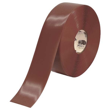 Safety Floor Tape Vinyl Brown, 3" W x 100 ft. L, 50 mil Thick
