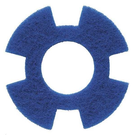 Cleaning Pad,Blue,12" Pad,Trapezoid,PK10
