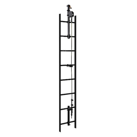 Lad-Saf Cable Vertical Safety System, 60 ft Length, 620 lb Weight Capacity