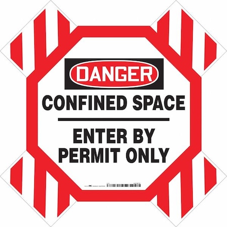 Danger Sign,42" W,42" H,0.250" Thickness, 487D79