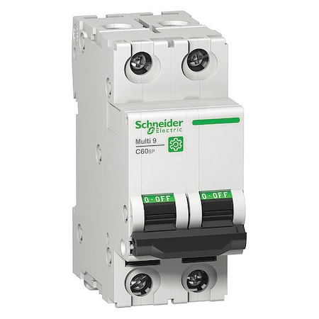 Miniature Circuit Breaker, C60SP Series, 32A, 2 Pole, 240/415/440V AC, 14kA at 240V AC, C Curve