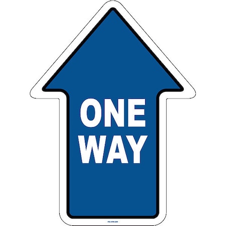 Floor Sign, 12.5000 in H, 17 in W, FS-ARW-209