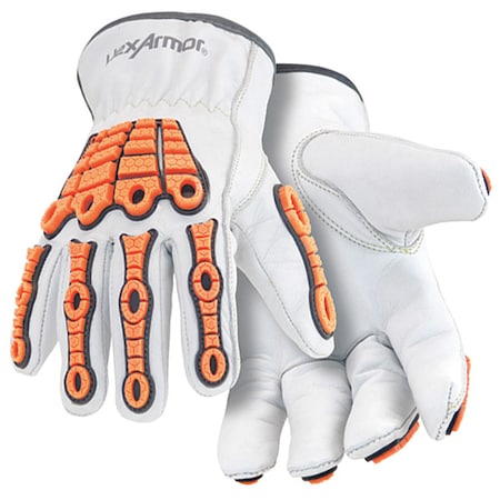 Cut-Resistant Impact Gloves, Cut Level A5 ,Uncoated ,None ,XL 1 PR