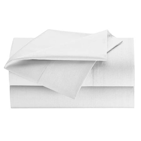 Flat Sheet,XL Twin,White,69" W,115"L,PK6