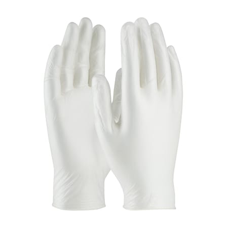 Ambi-dex 64-V2000, Disposable Gloves, 4 mil Palm, Vinyl, Powder-Free, Xl, 100 PK, White