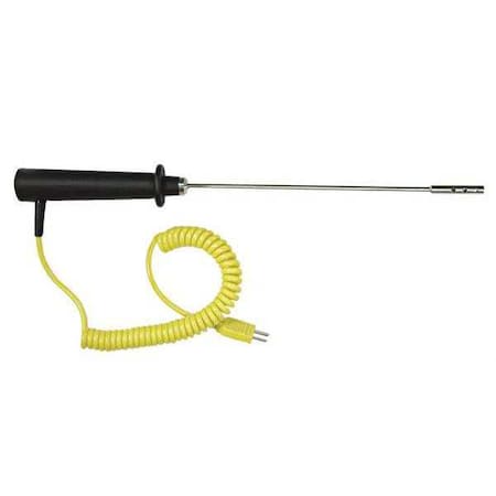 Temp Probe,Heavy-Duty Gas,Stem 4"