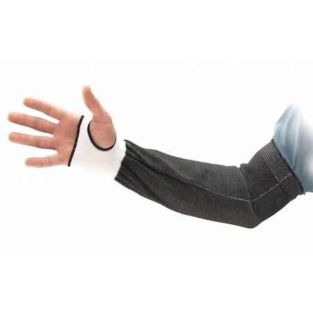 Hyflex Cut-Resistant Sleeve, Cut Level A3, Intercept, Cuff with Thumbhole, 16 in, Black, Large