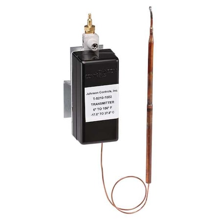Pneumatic Temperature Transmitter, Duct, Flange, Wall, Well, 3 to 15 psi