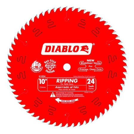 10",24-Teeth Circular Saw Blade
