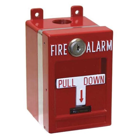 Pull Station,Key Reset,Double,SPST