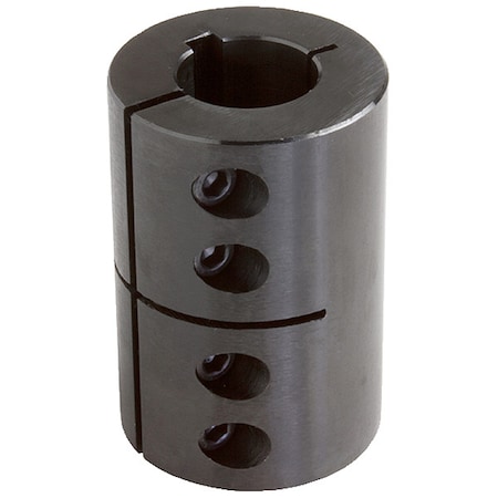 CC-125-125-KW Metric One-Piece Clamping Coupling Recessed Screw with Keyway
