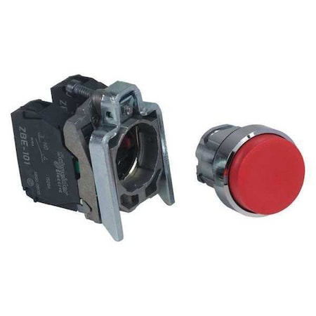 Push Button Operator, 22 mm, 1NO/1NC, Red
