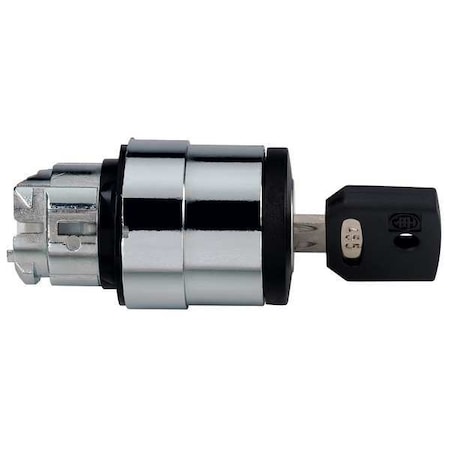 Non-Illum Selector Swtch,22mm,2 Pos,Keyd