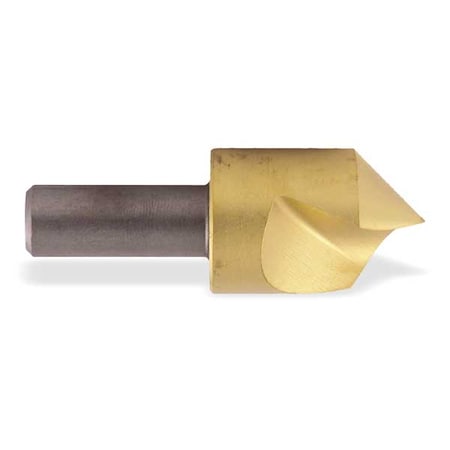 Countersink,1 FL,100 Deg,3/4,HSS,TiN