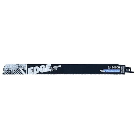 12 in x 14/18 TPI Reciprocating Saw Blade, BOSCH, 1 PK