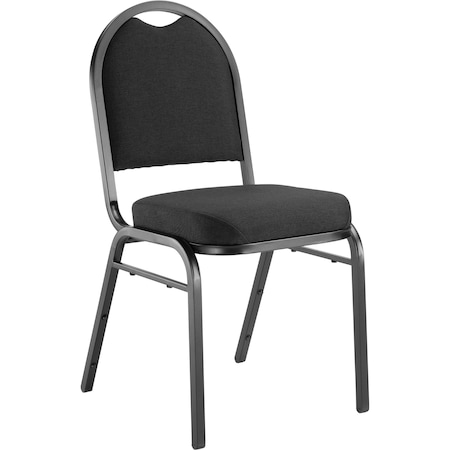 Stacking Chair, 9200 Series, Fabric Black