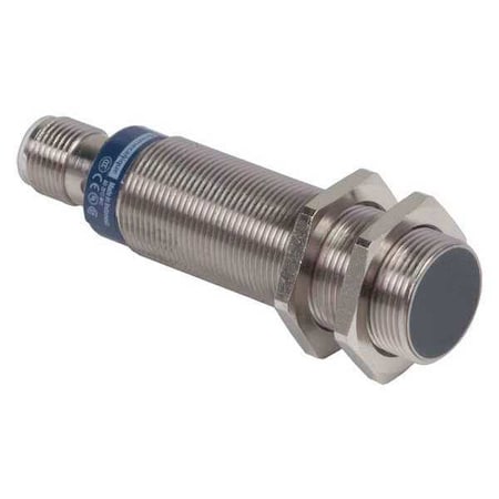 Cylindrical, Inductive Proximity Sensor, 18 mm Dia., Brass, M12, 3 Wires, Shielded