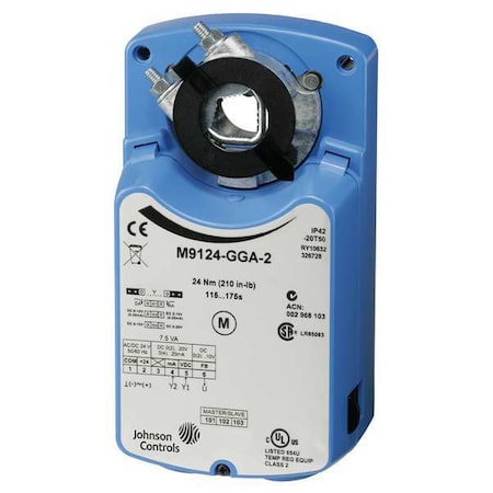 Electric Actuator,210 in.-lb.,24VAC/DC