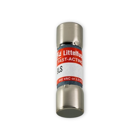 Midget Fuse, Fast-Acting, 3A, 600V AC, Non-Indicating, 10kA at 600V AC