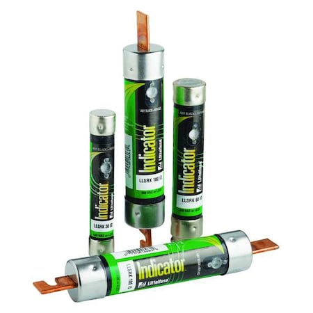 UL Class Fuse, RK1 Class, Time-Delay, 80A, 600V AC, Non-Indicating