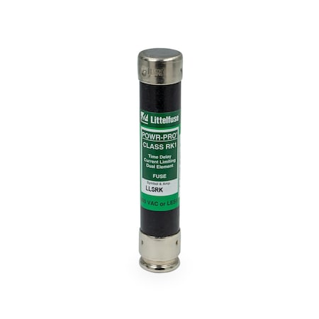 UL Class Fuse, RK1 Class, Time-Delay, 50A, 600V AC, Non-Indicating