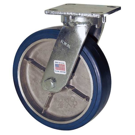 Kingpinless Swivel Plate Caster,400 lb