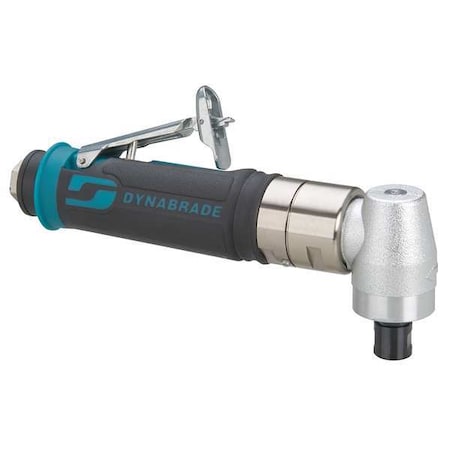 Right Angle Die Grinder, 1/4 in NPT Female Air Inlet, 1/4" and 6mm Collet, Heavy Duty, 3,200 RPM