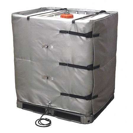 IBC Heater, 120VAC, 1440W, 48" Height, 160"-192" Tank Perimeter, 46lbs