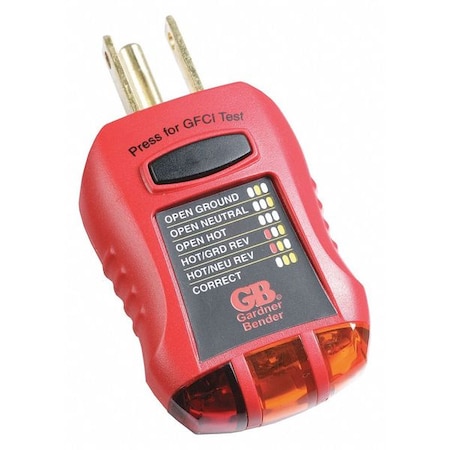 GFCI Receptacle Tester/Circuit Analyzer