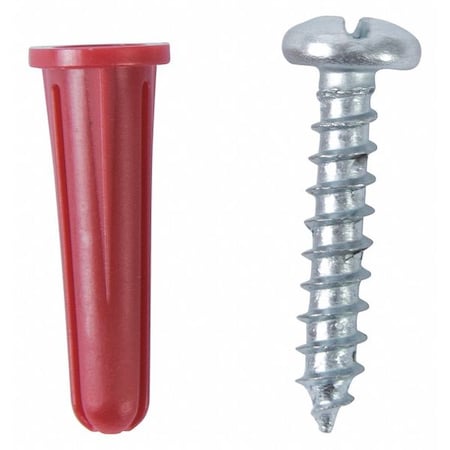 Conical Anchor, 1" L, Nylon, 100 PK