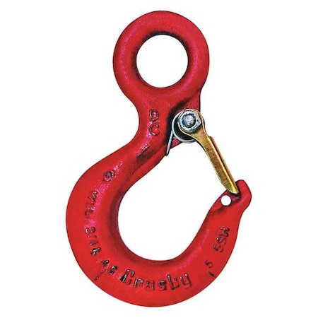 Eye Hook,Carbon Steel,2000 lb.,Red