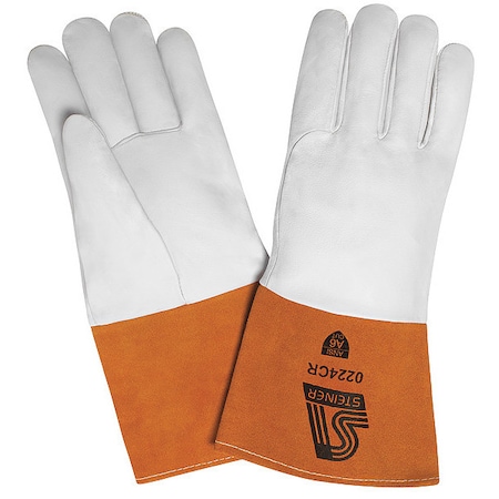 SensiTIG Welding Gloves, Gauntlet Cuff, Straight Thumb, Premium Kidskin, 2XL, 1 PR